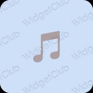 نمادهای برنامه زیباشناسی Apple Music