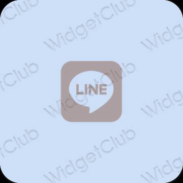 Естетске LINE иконе апликација