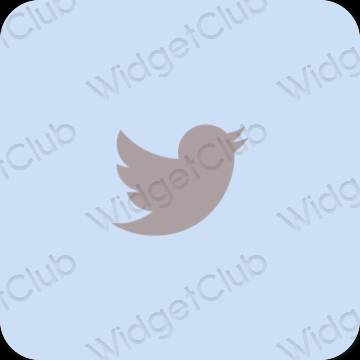 Esthetische Twitter app-pictogrammen