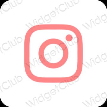 Pictograme pentru aplicații Instagram estetice