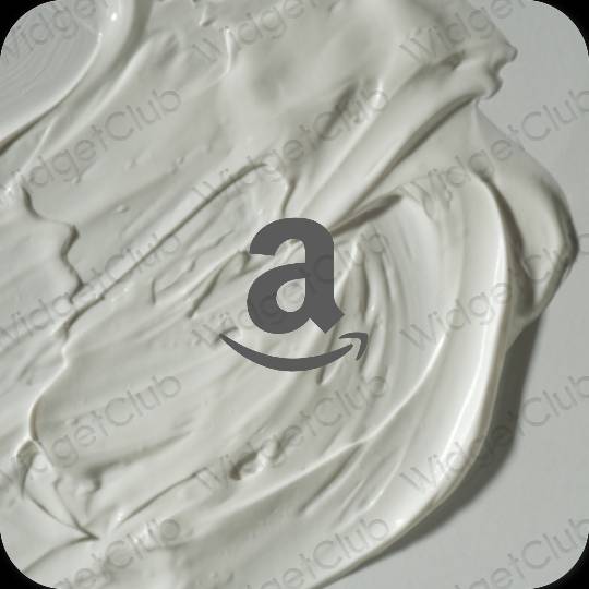 Estetico grigio Amazon icone dell'app