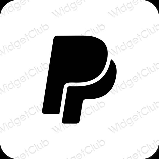 Estética Paypal iconos de aplicaciones