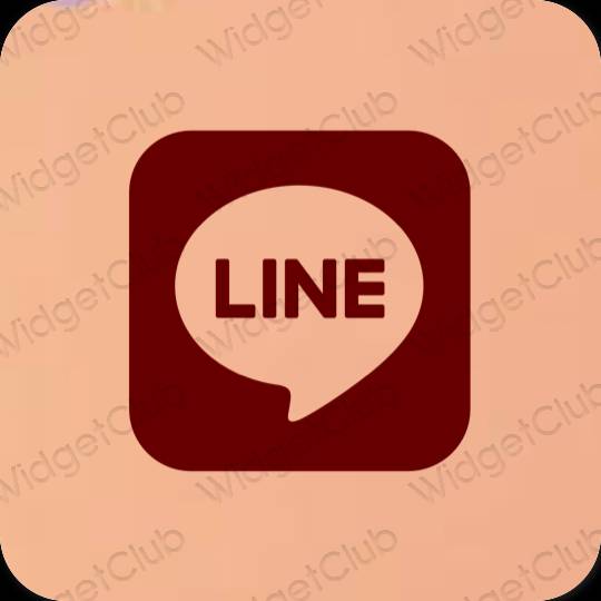 រូបតំណាងកម្មវិធី LINE សោភ័ណភាព