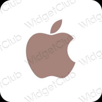 Esthetische Apple Store app-pictogrammen