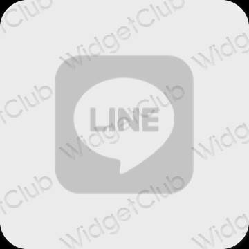 Esthetische LINE app-pictogrammen