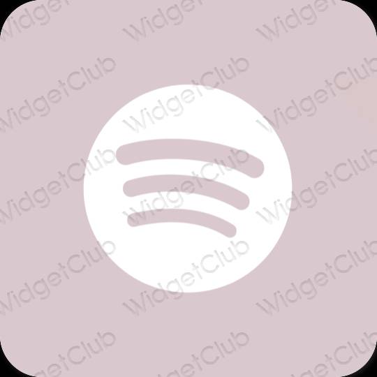 Esthetische Spotify app-pictogrammen