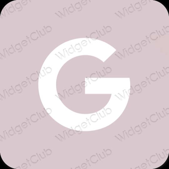 Aesthetic Google app icons