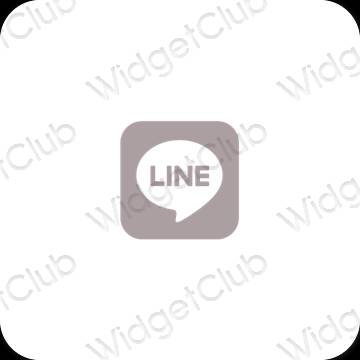 جمالية LINE أيقونات التطبيقات