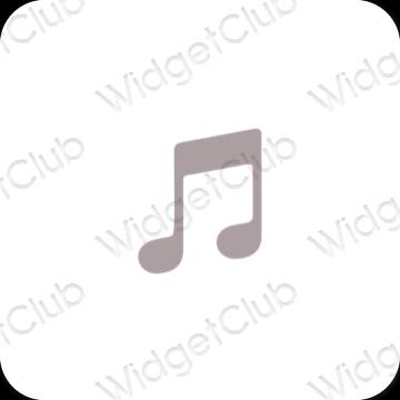 Estética Apple Music iconos de aplicaciones