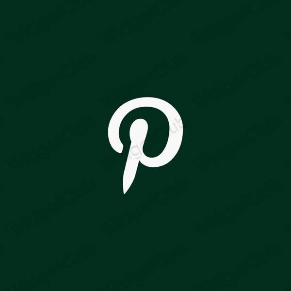 Estetske Pinterest ikone aplikacij