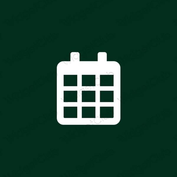 אייקוני אפליקציה Calendar אסתטיים
