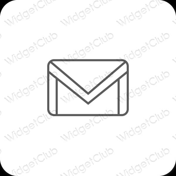 Estética Mail iconos de aplicaciones