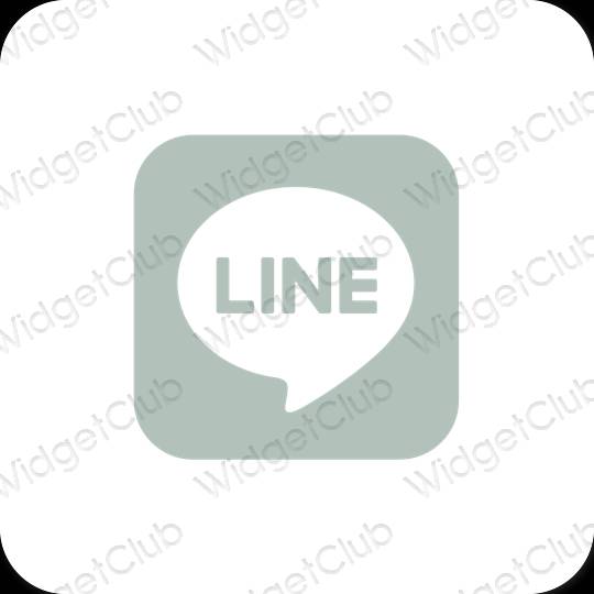 Esthetische LINE app-pictogrammen