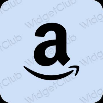 Естетски љубичаста Amazon иконе апликација