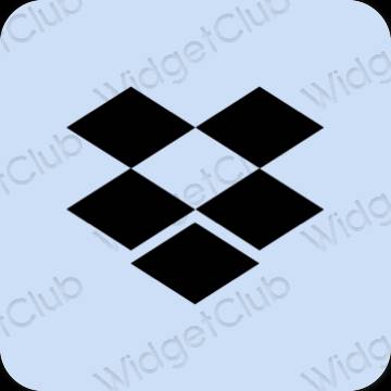 Estético púrpura Dropbox iconos de aplicaciones