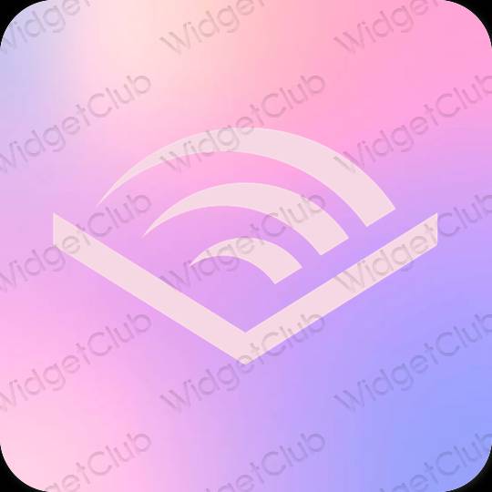 Aesthetic Audible app icons