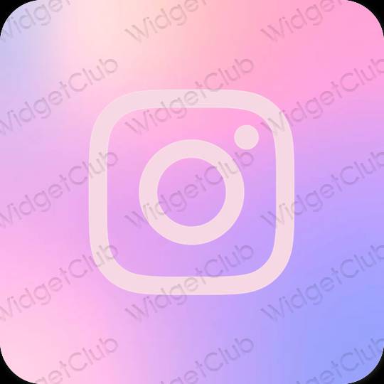 Biểu tượng ứng dụng Instagram thẩm mỹ