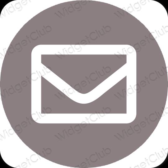 نمادهای برنامه زیباشناسی Mail