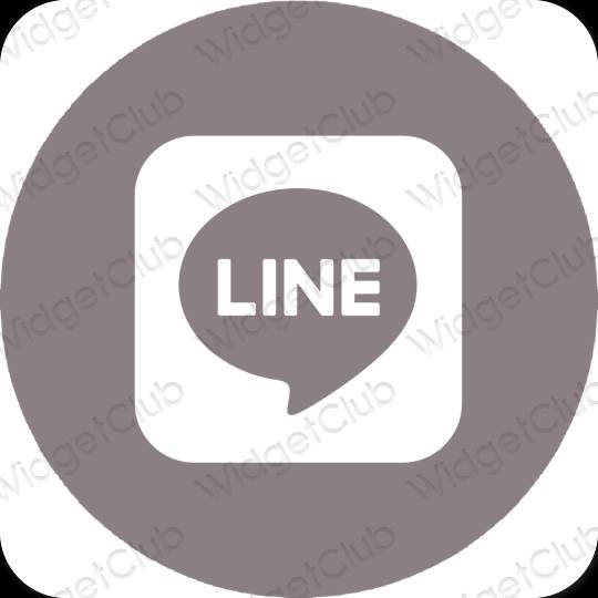 Aesthetic LINE app icons