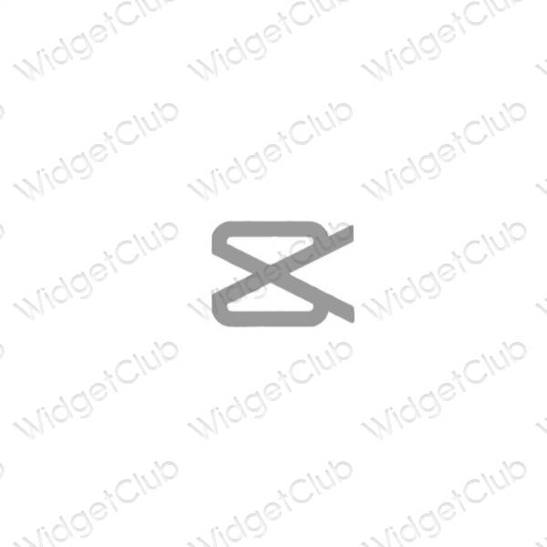 Estetske CapCut ikone aplikacija