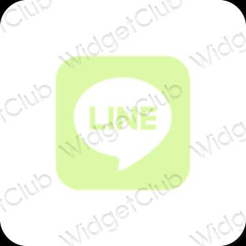 نمادهای برنامه زیباشناسی LINE