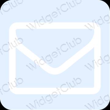 Stijlvol paars Mail app-pictogrammen