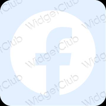 Estetik ungu Facebook ikon aplikasi
