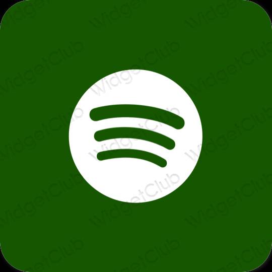 Icone delle app Spotify estetiche