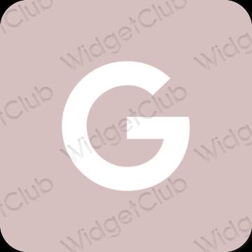 Esthetische Google app-pictogrammen