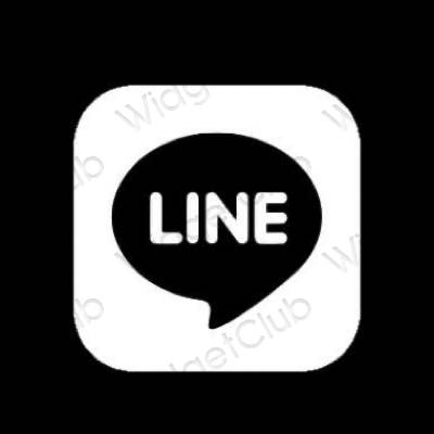 אייקוני אפליקציה LINE אסתטיים