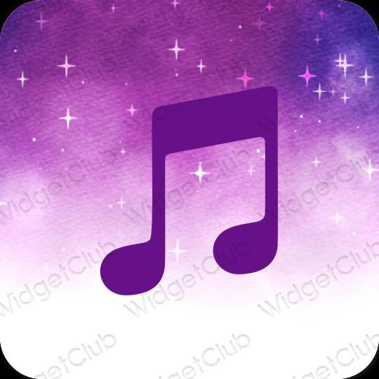 Icônes d'application Apple Music esthétiques