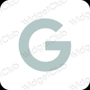 Aesthetic Google app icons