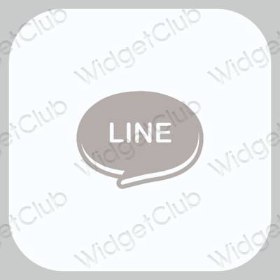 Aesthetic LINE app icons