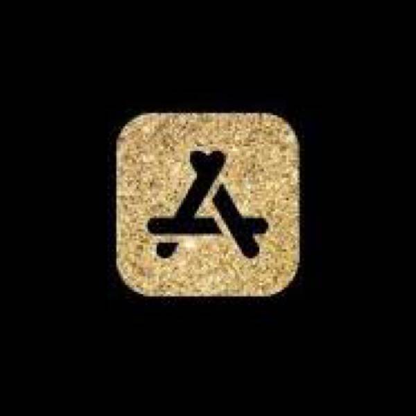 Aesthetic black AppStore app icons