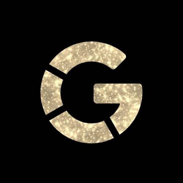 Ესთეტიური შავი Google აპლიკაციის ხატები