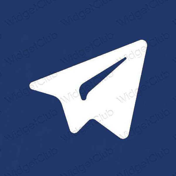 Aesthetic purple Messenger app icons