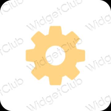 Esthetische Settings app-pictogrammen