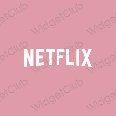 Estetiska Netflix appikoner