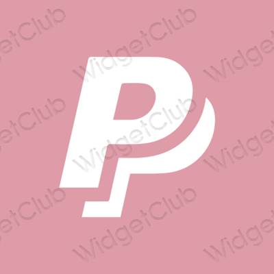 Estetinės Paypal programų piktogramos