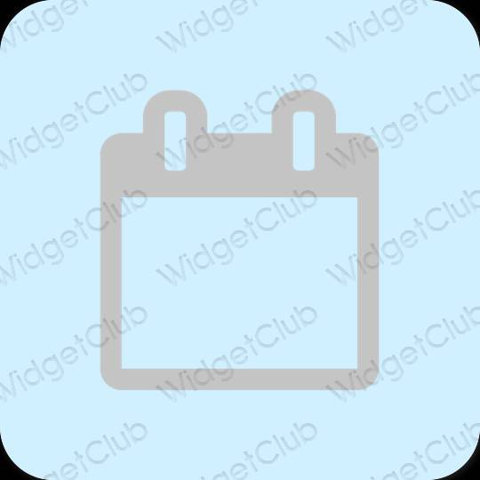 Estetický nachový Calendar ikony aplikací