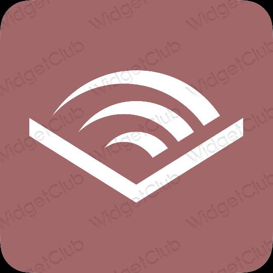 جمالية Audible أيقونات التطبيقات
