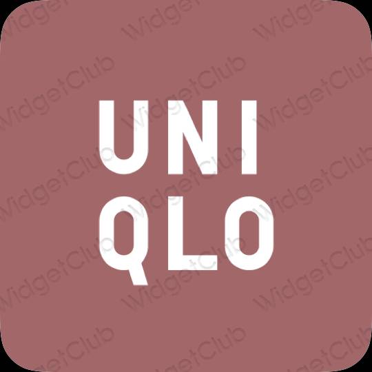 Æstetiske UNIQLO app-ikoner