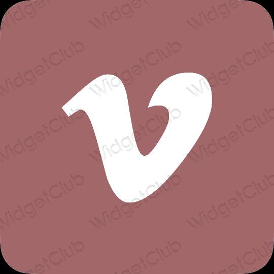 ไอคอนแอพ Aesthetic Vimeo