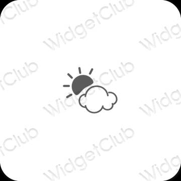 Icone delle app Weather estetiche