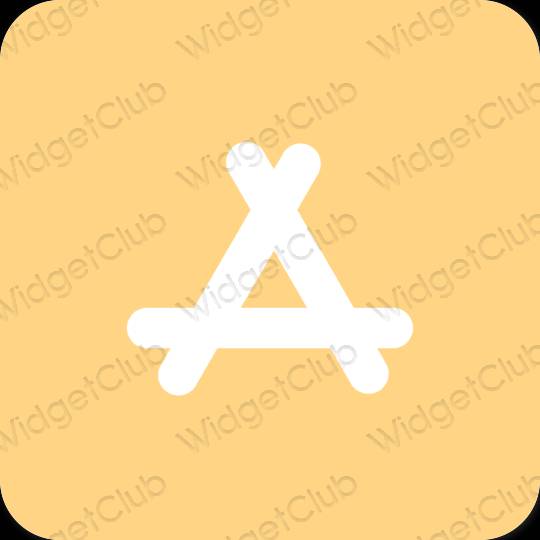 Естетски наранџаста AppStore иконе апликација