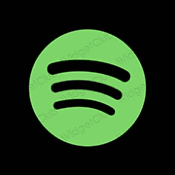 រូបតំណាងកម្មវិធី Spotify សោភ័ណភាព