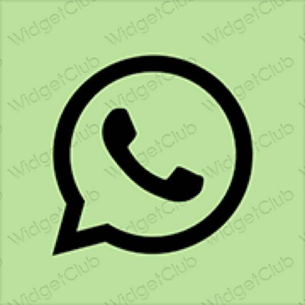 Esteetilised WhatsApp rakenduste ikoonid