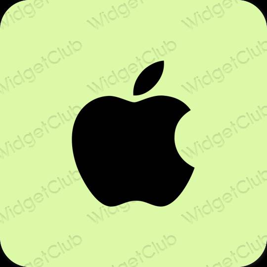 Esthetische Apple Store app-pictogrammen