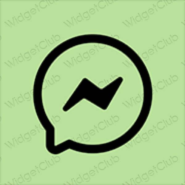 Aesthetic Messenger app icons