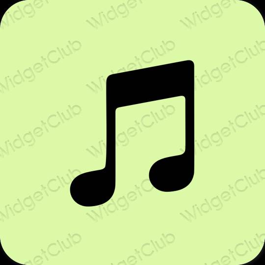 Icônes d'application Apple Music esthétiques